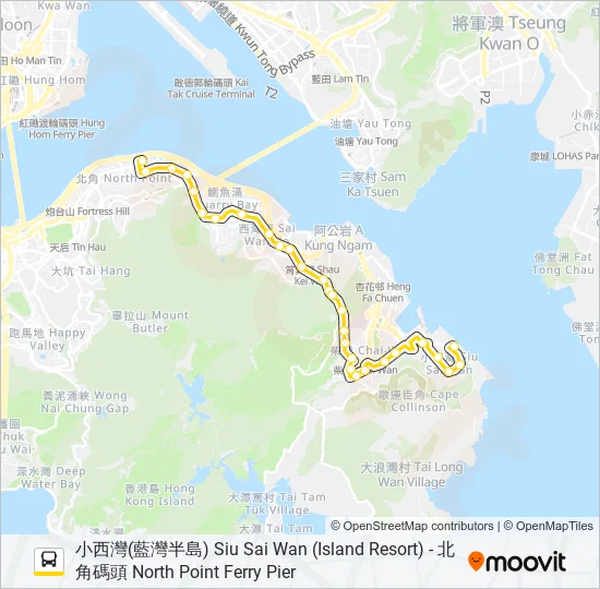 82 Bus Line Map