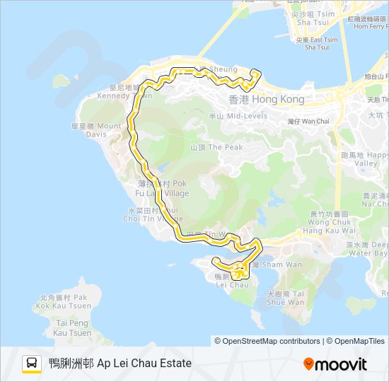巴士91的線路圖
