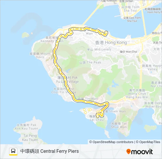 91 Bus Line Map