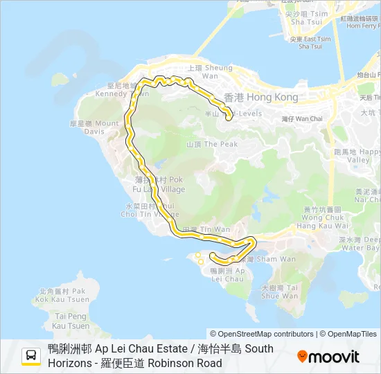 93 Bus Line Map
