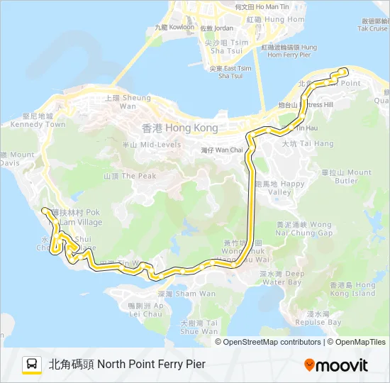 42C Bus Line Map