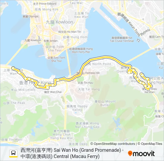 720 Bus Line Map