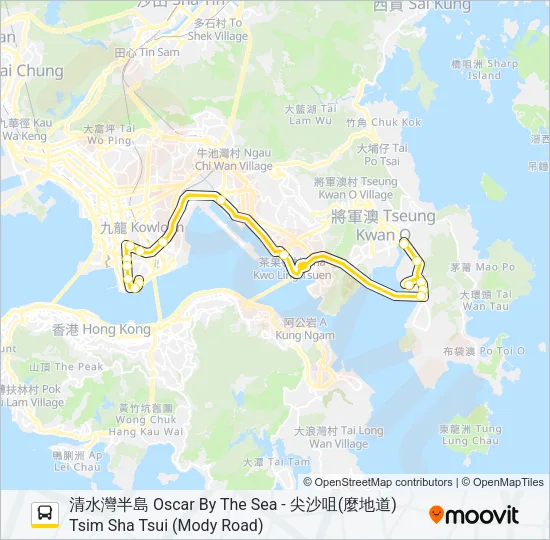 790 Bus Line Map