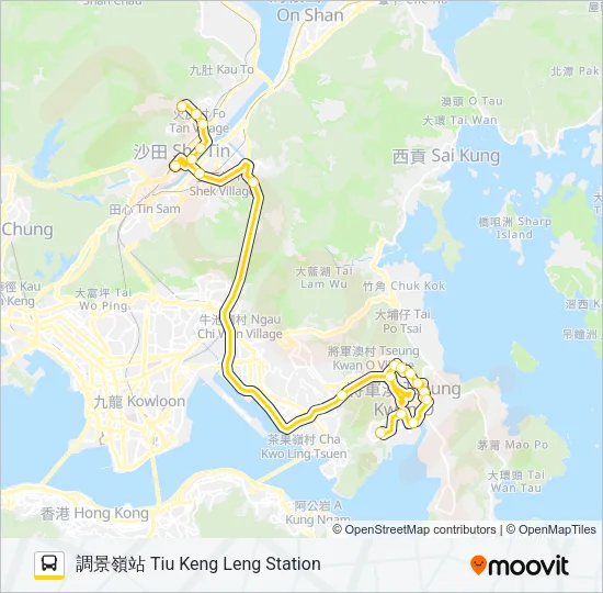 798 Bus Line Map
