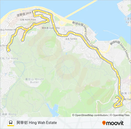 81A Bus Line Map
