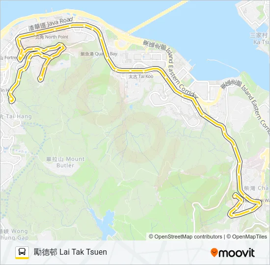 81A Bus Line Map