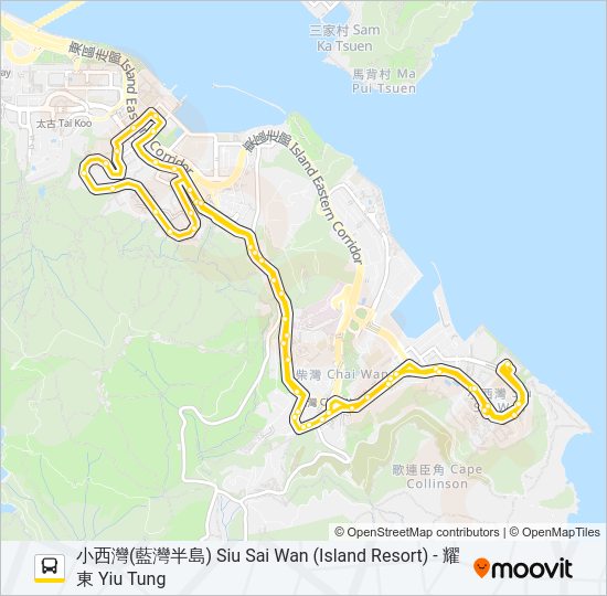 82S bus Line Map