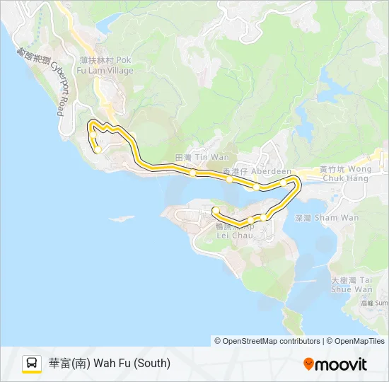 91A Bus Line Map