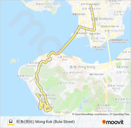 970 Bus Line Map
