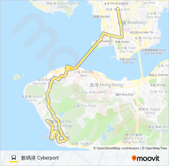 970 Bus Line Map