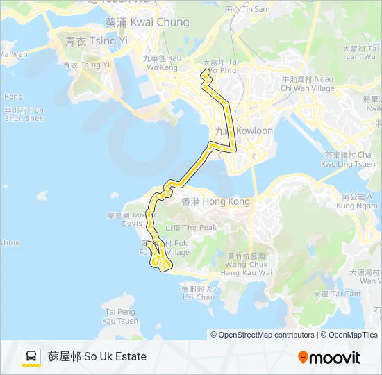 970 Bus Line Map