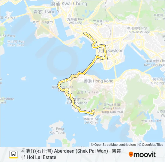 971 Bus Line Map