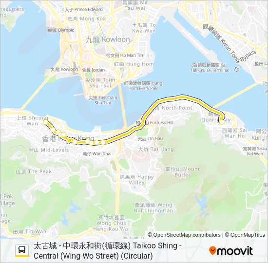 720P Bus Line Map