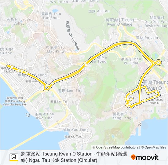796S bus Line Map