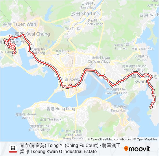 巴士49的線路圖