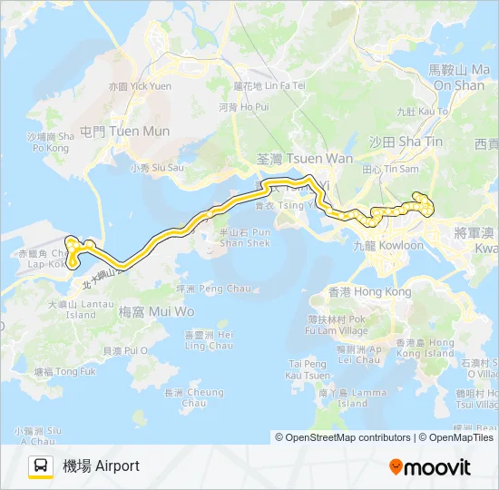 A23 Bus Line Map