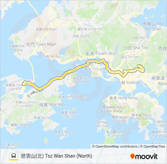 A23 Bus Line Map