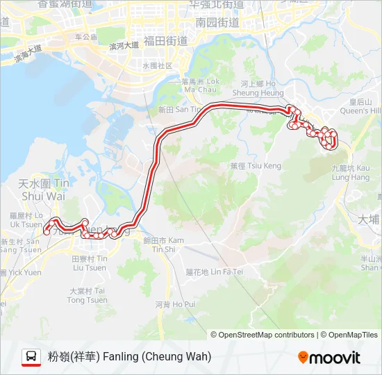276C Bus Line Map