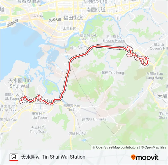 276C Bus Line Map