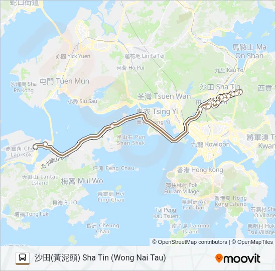 A42 Bus Line Map