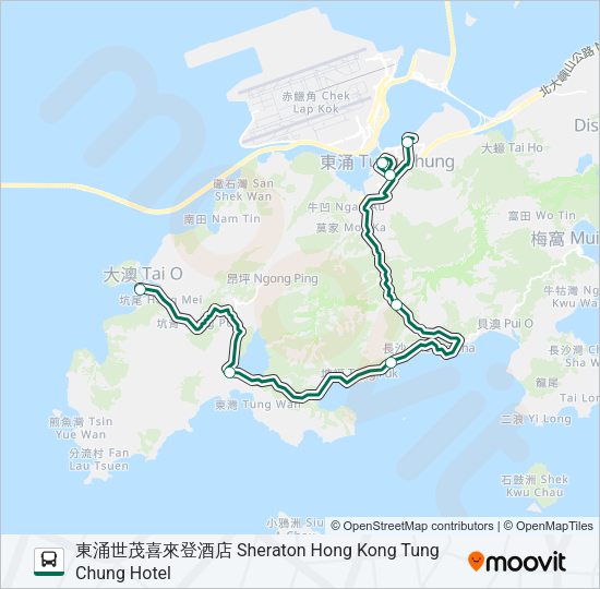 巴士X11R的線路圖