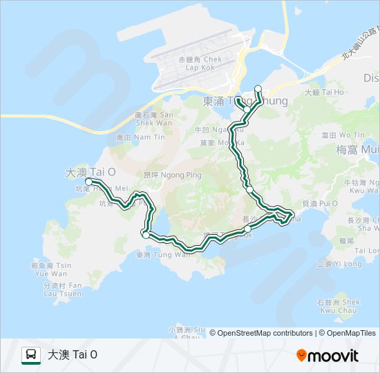 巴士X11R的線路圖