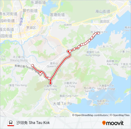 78S Bus Line Map