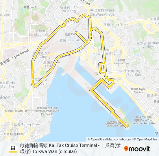 22M Bus Line Map