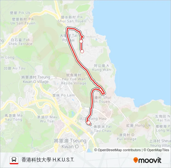 91B Bus Line Map