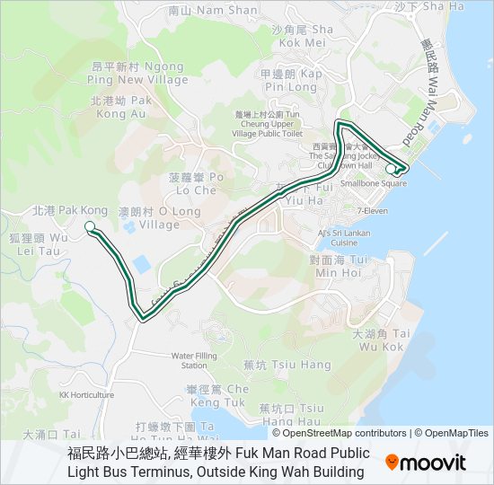 巴士2的線路圖