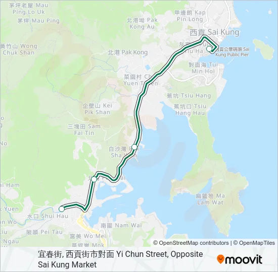 2 Bus Line Map