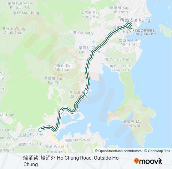 巴士2的線路圖