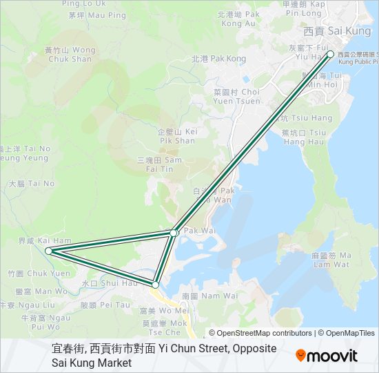 巴士2的線路圖