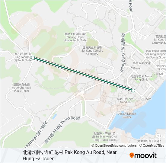 巴士3的線路圖