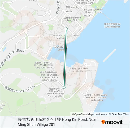 4 Bus Line Map