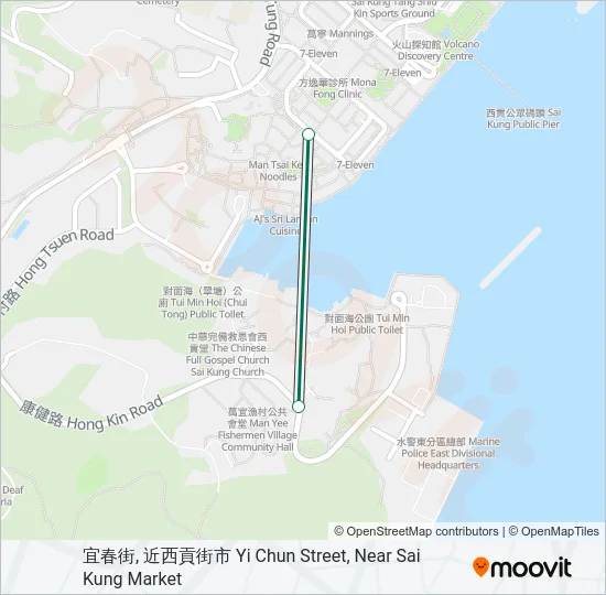4 Bus Line Map
