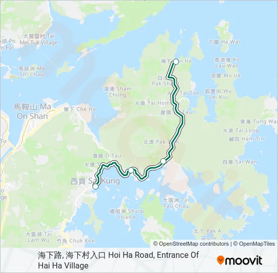 7 Bus Line Map
