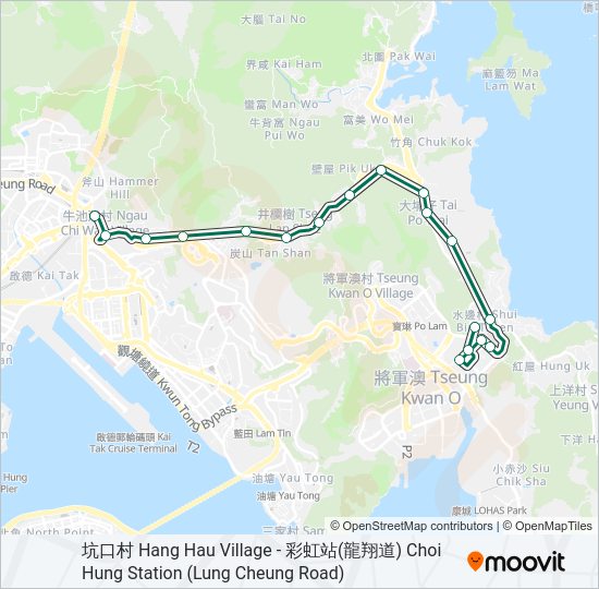 巴士11的線路圖