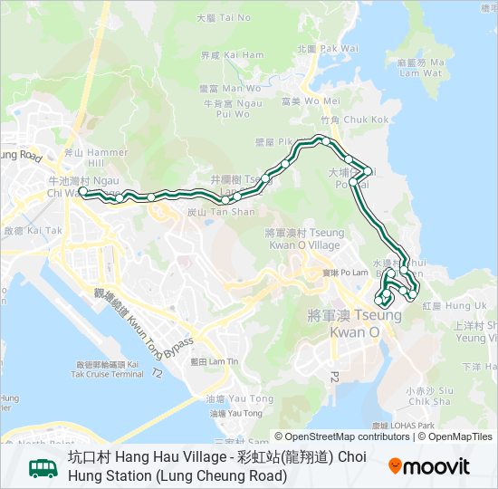 11 bus Line Map