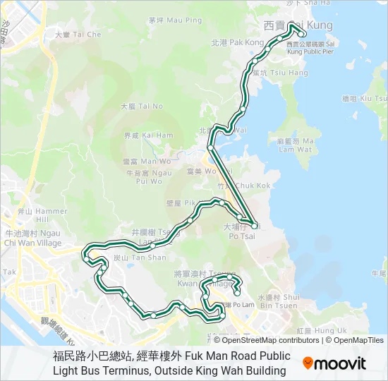 12 Bus Line Map