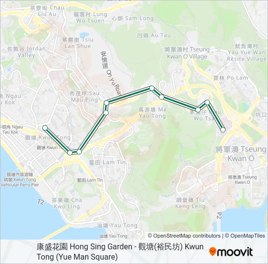 13 Bus Line Map
