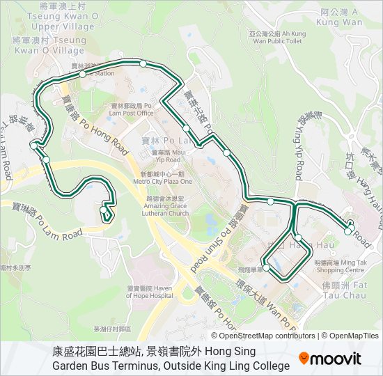 巴士15的線路圖