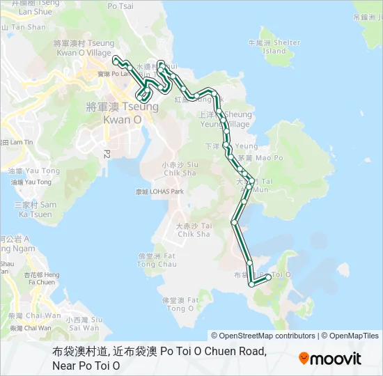 16 Bus Line Map