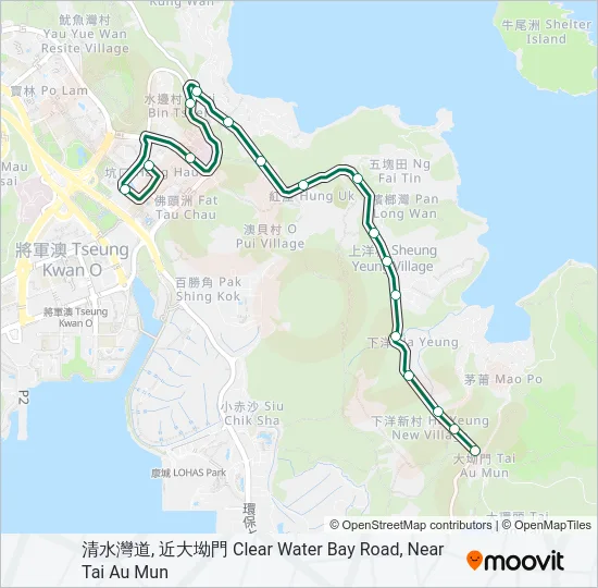 16 Bus Line Map
