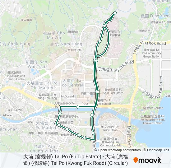 巴士24的線路圖