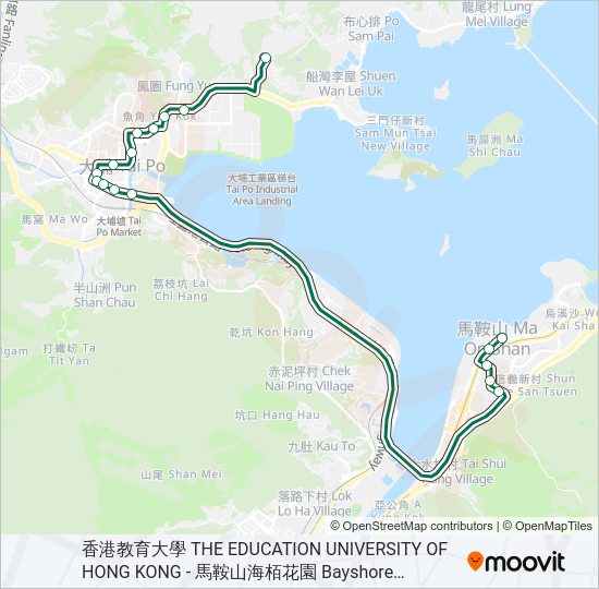 巴士26的線路圖