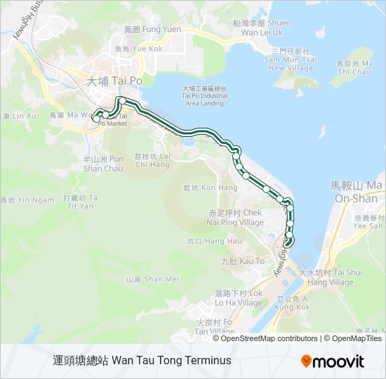 巴士29的線路圖