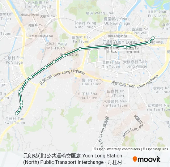 32 Bus Line Map