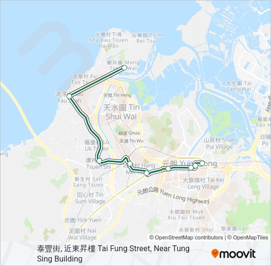 巴士35的線路圖