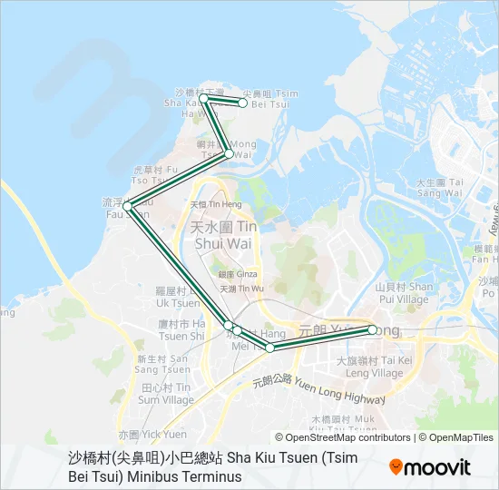 35 Bus Line Map